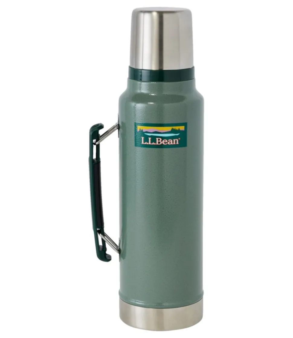 Sale L.L.Bean " Classic Vacuum Bottle, 1.5 Quart" HammertoneGreen