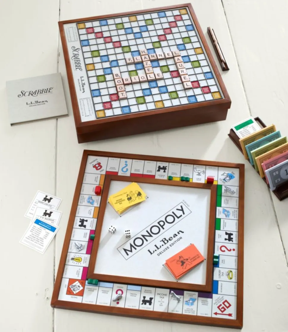 Flash Sale L.L.Bean " Deluxe Scrabble/Monopoly" NotApplicable