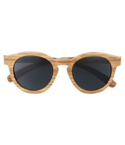 Cheap L.L.Bean " DownEast Polarized Wooden Sunglasses" WarmZebraWood/Goldfoil