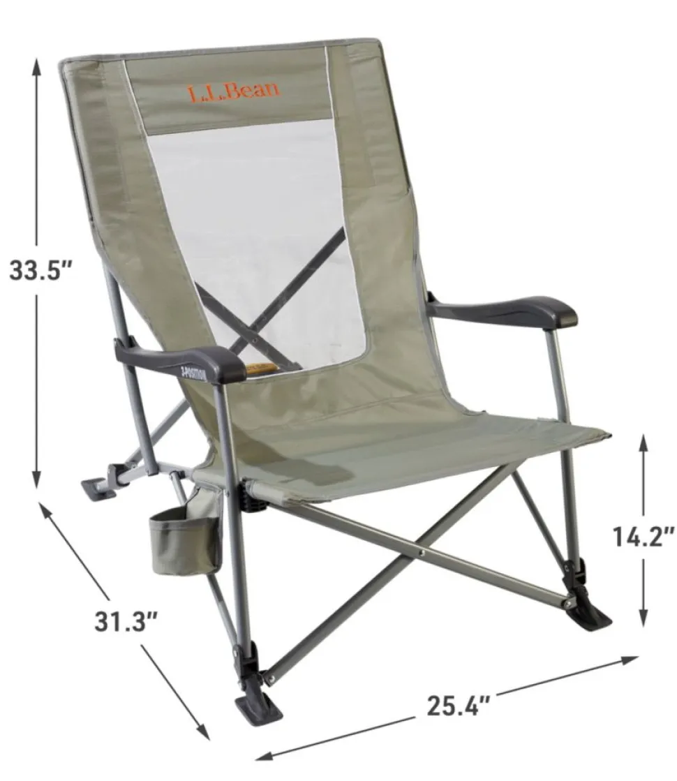 Best Sale L.L.Bean " Easy Comfort Camp Chair, Low"