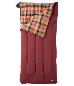 Hot L.L.Bean " Flannel Lined Camp Sleeping Bag, 40°"
