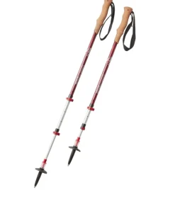 Shop L.L.Bean " Hikelite Antishock Hiking Poles" MatteRed