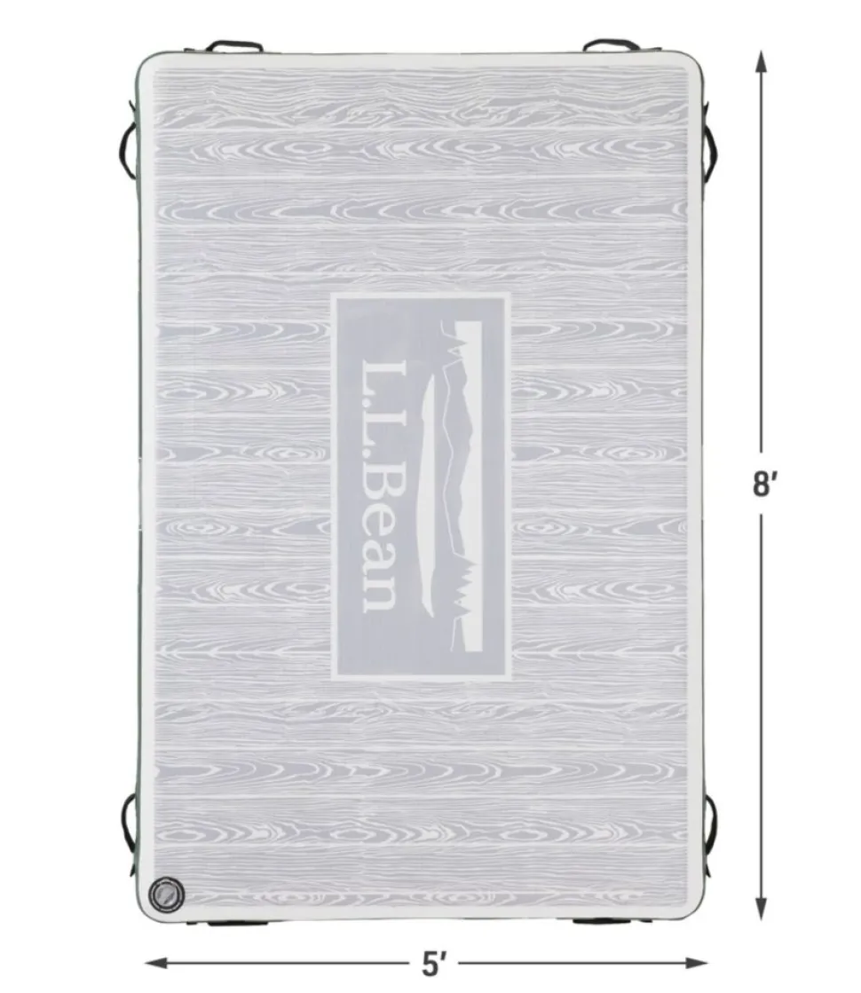 Online L.L.Bean " Inflatable Swim Dock" GrayPebble/Spruce