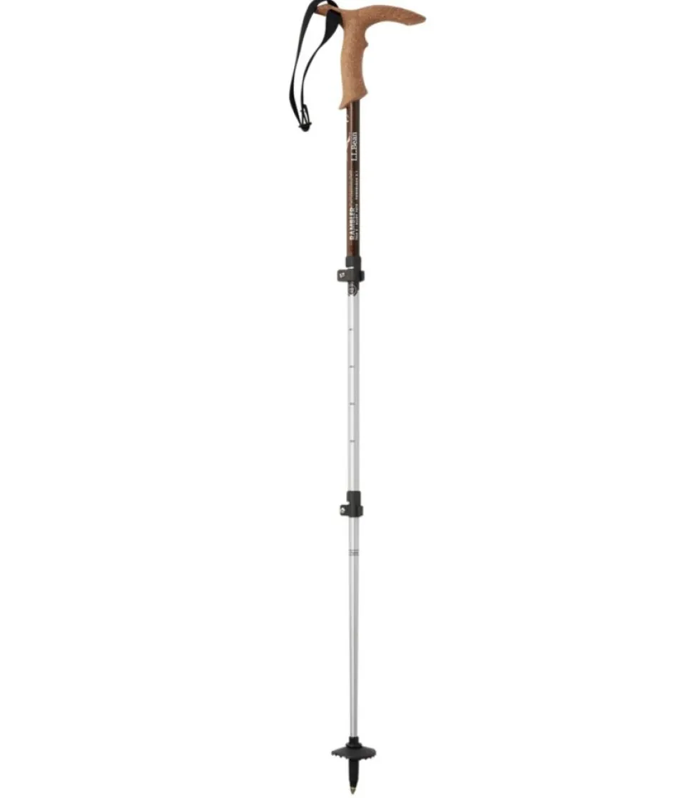 Hot L.L.Bean " Rambler PowerLock 2.1 Hiking Staff" DarkBrown