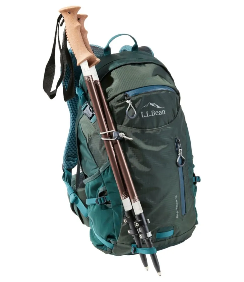 Outlet L.L.Bean " Ridge Runner Hiking Poles, Tall" Currant/SilverBirch