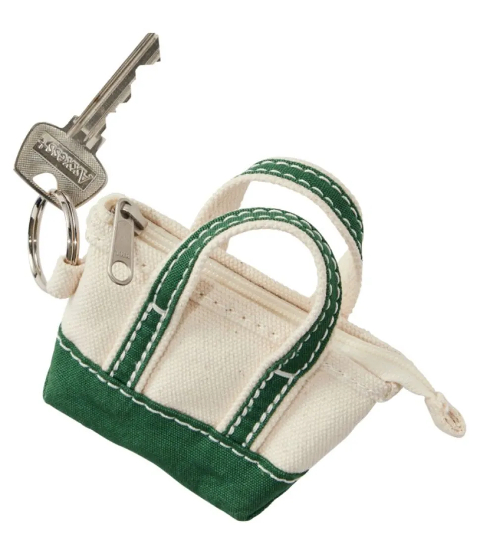Cheap L.L.Bean " Tote Bag Key Chain" Green