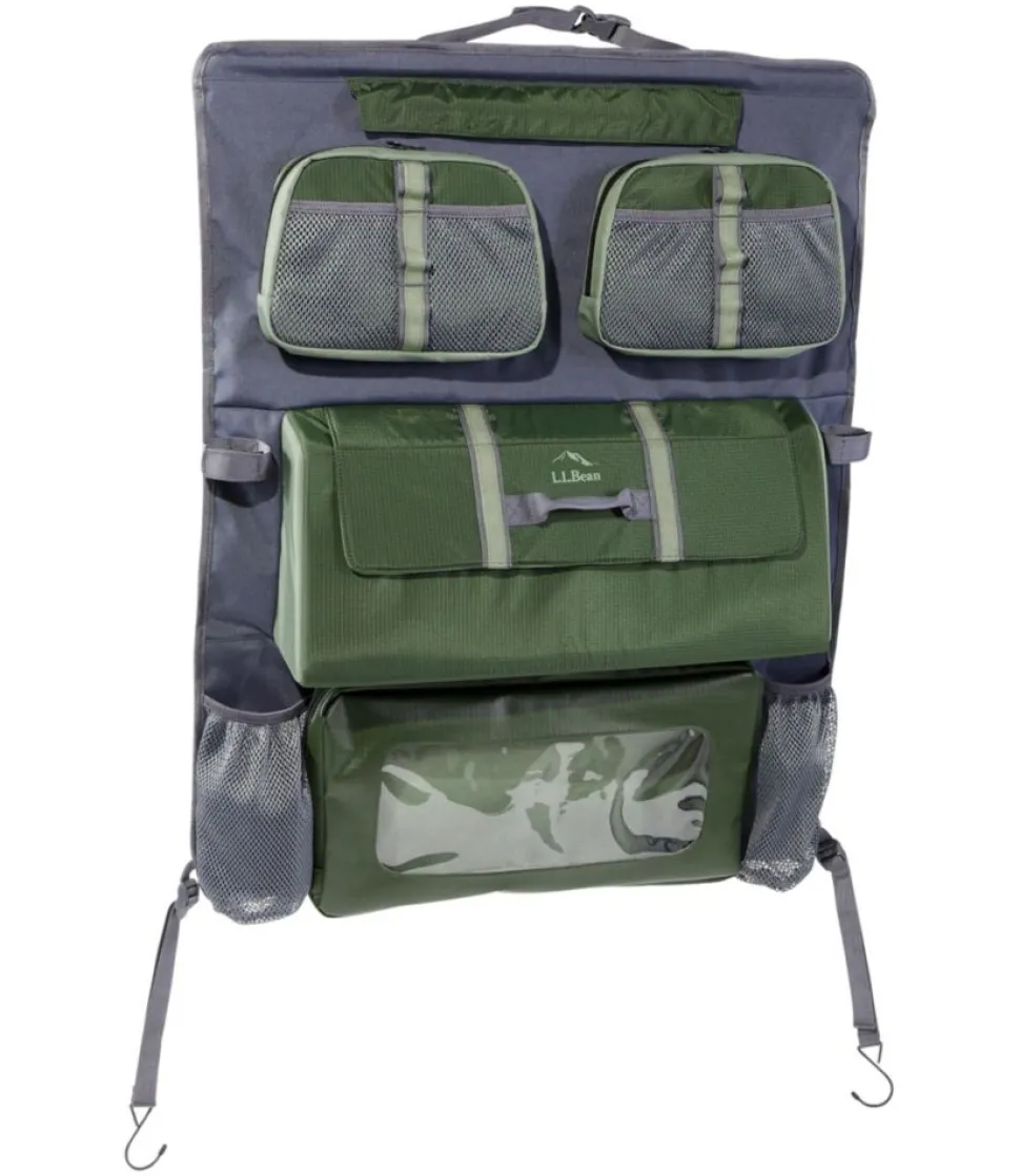Clearance L.L.Bean " Truck Seat Gear Organizer, Single" ForestShade/BayLeaf
