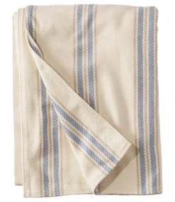Sale L.L.Bean "Maine Twill Blanket, Stripe"