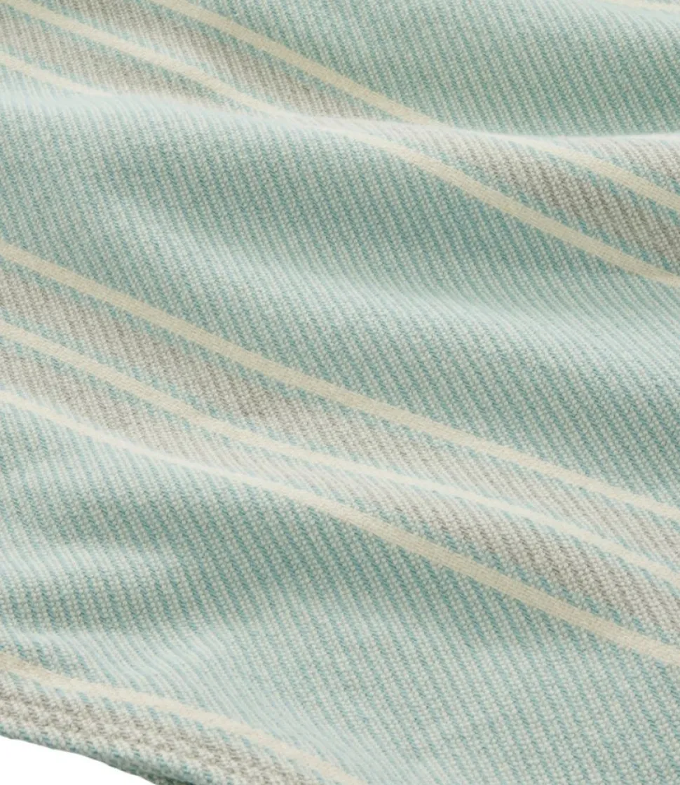 Sale L.L.Bean "Maine Twill Blanket, Stripe"