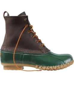 Fashion L.L.Bean "Men's 1912 Bean Boots, 8"" DeepestBrown/ForestShade/TanOpaque