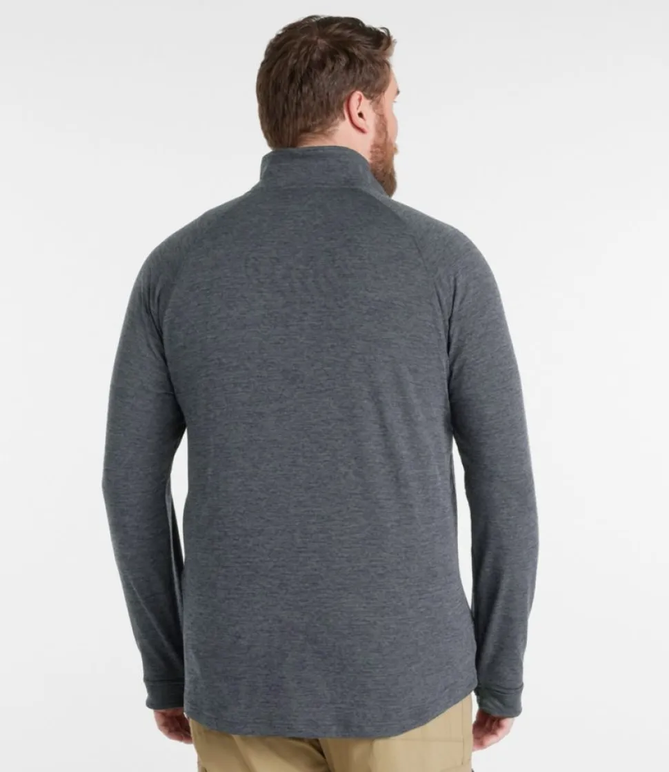Clearance L.L.Bean "Men's Adventure Grid Fleece, Quarter-Zip"