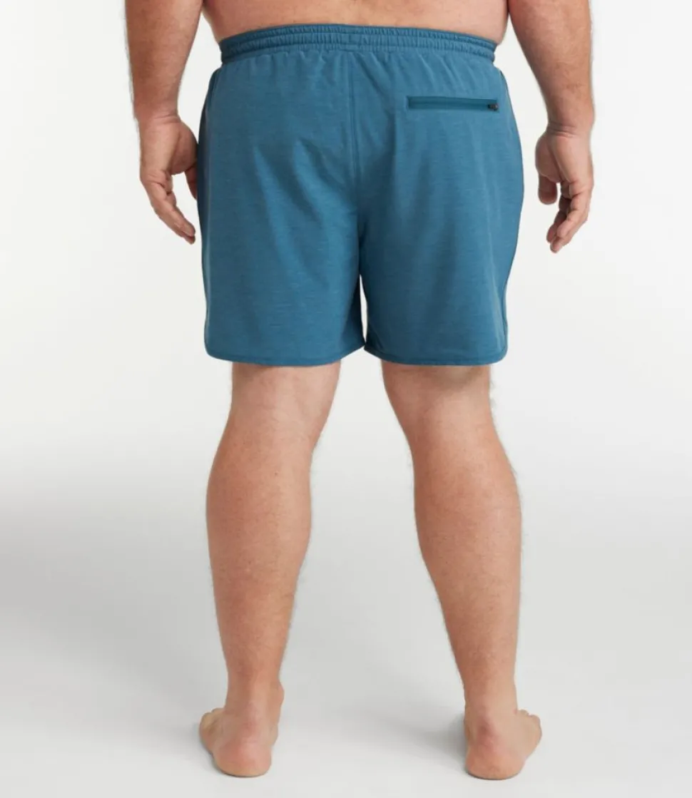 Fashion L.L.Bean "Men's All-Adventure Swim Shorts, 7"" CarbonNavy
