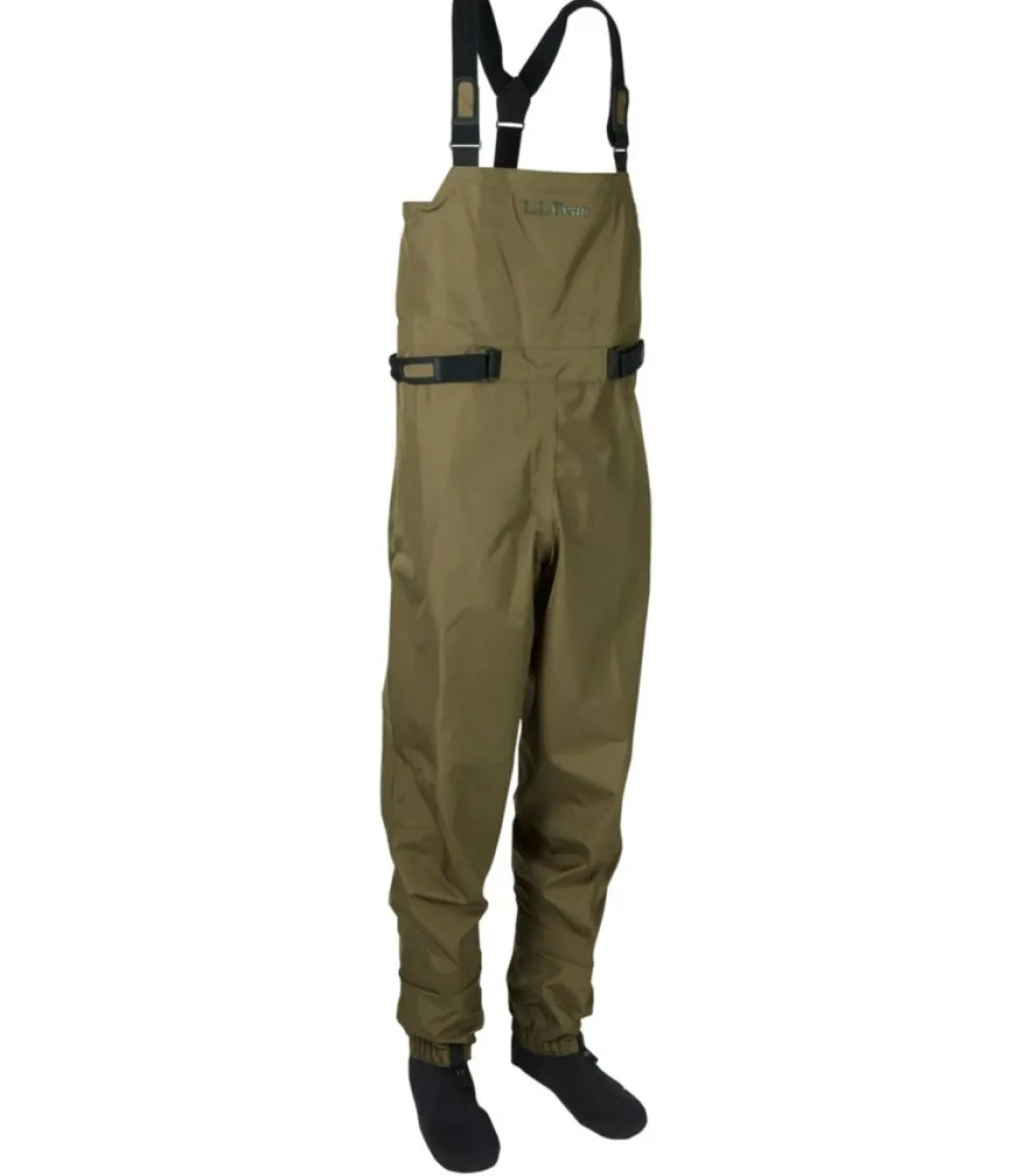 Best L.L.Bean "Men's Angler Super Seam Tek Chest Waders" KelpGreen