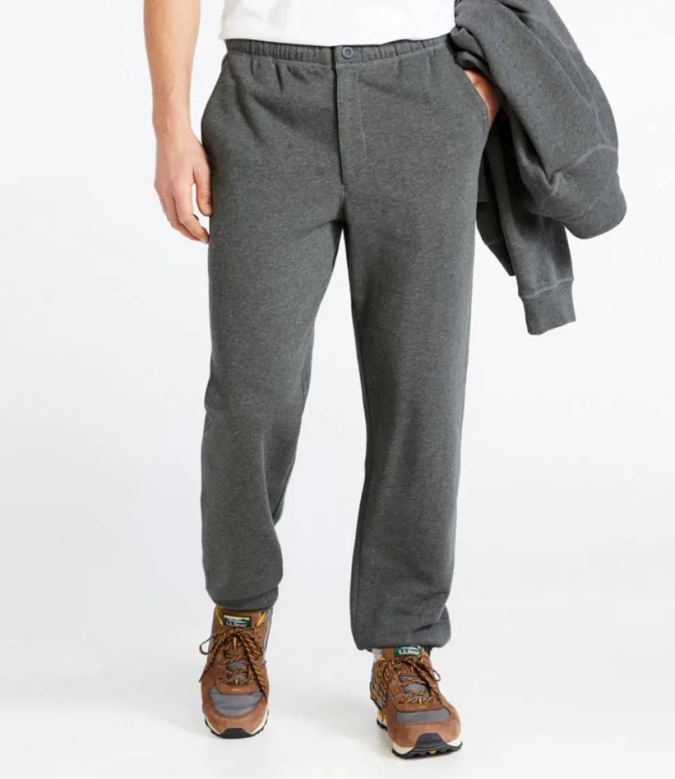 Store L.L.Bean "Men's Athletic Sweats, Zip-Fly Sweatpants with Internal Drawstring"