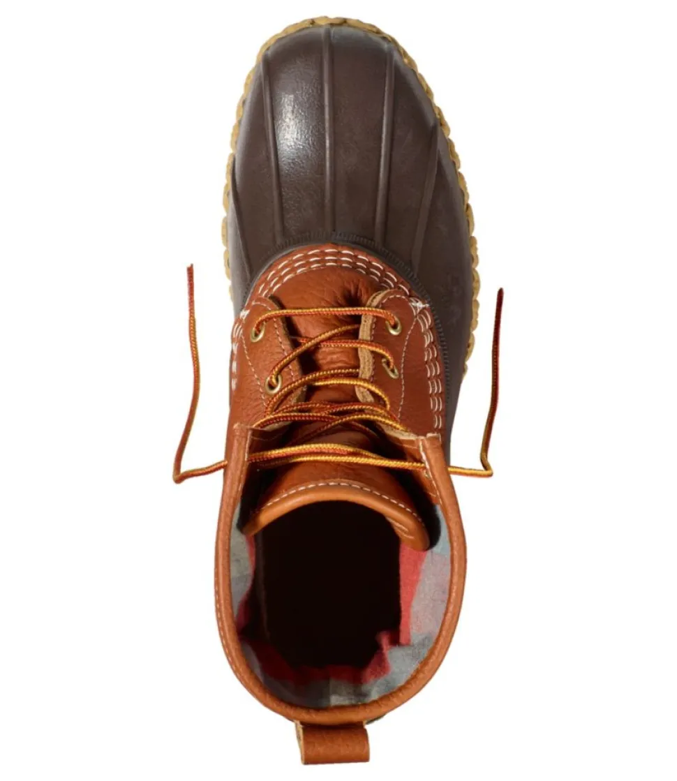 Fashion L.L.Bean "Men's Bean Boots 8", Flannel-Lined Insulated"