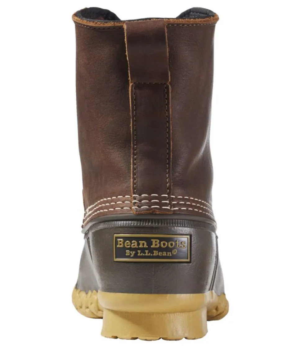Best Sale L.L.Bean "Men's Bean Boots, 8" Fleece-Lined Insulated Front Zip"