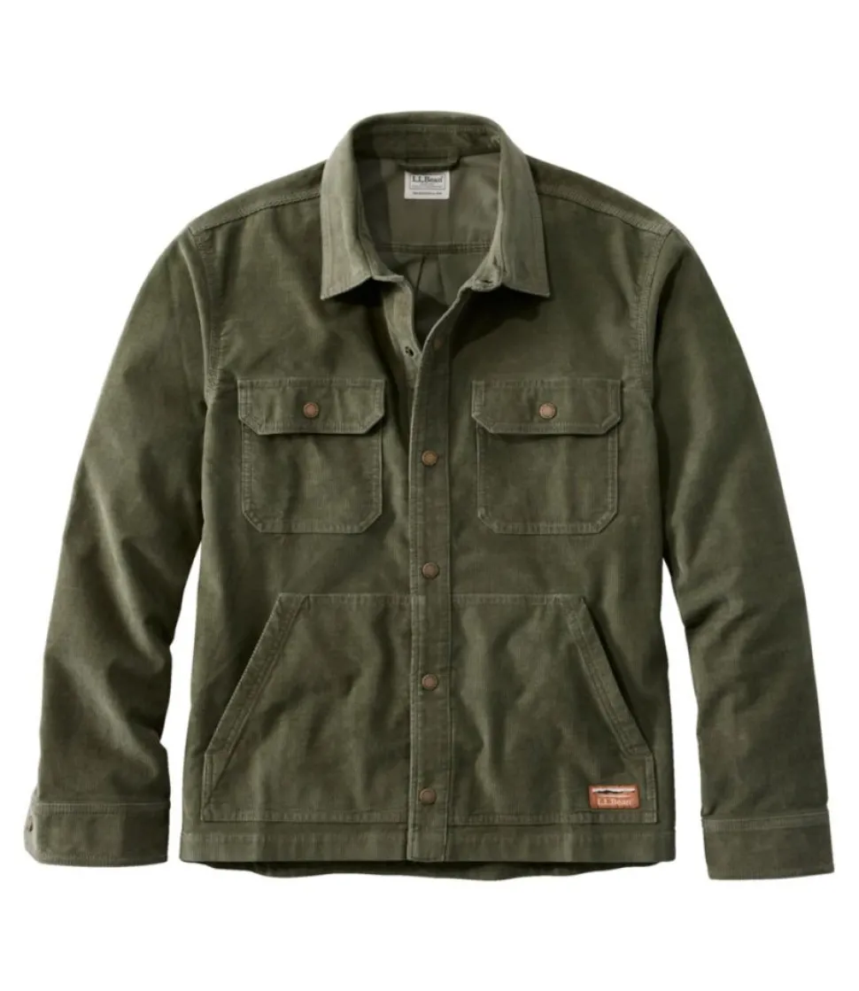 Cheap L.L.Bean "Men's BeanBuilt Corduroy Shirt Jac"