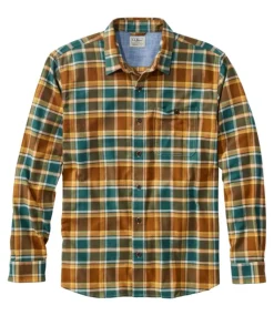 Clearance L.L.Bean "Men's BeanFlex® All-Season Flannel Shirt, Traditional Untucked Fit, Long-Sleeve"