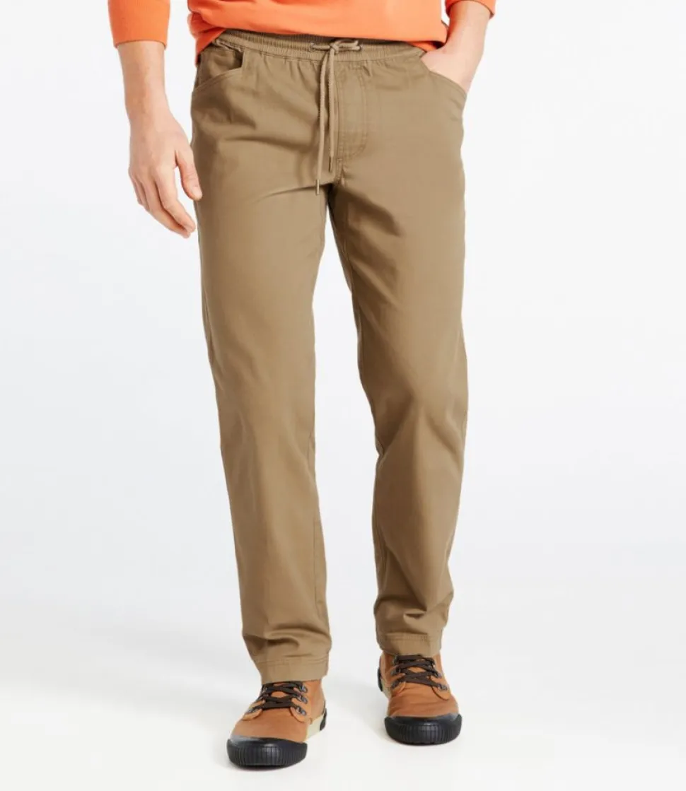 Store L.L.Bean "Men's BeanFlex® Canvas Pants, Pull-On, Standard Fit, Straight Leg"