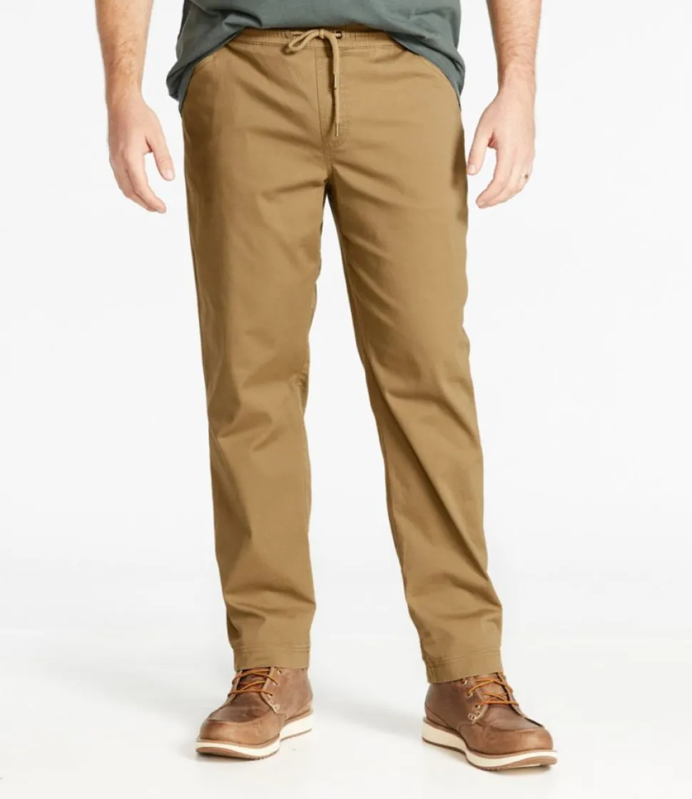 Store L.L.Bean "Men's BeanFlex® Canvas Pants, Pull-On, Standard Fit, Straight Leg"