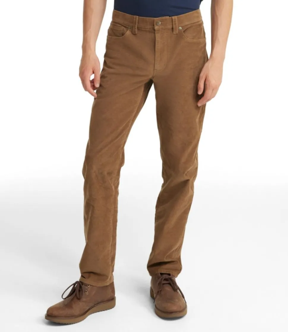 Discount L.L.Bean "Men's BeanFlex® Corduroy Pants, Five-Pocket, Standard Fit, Straight Leg"