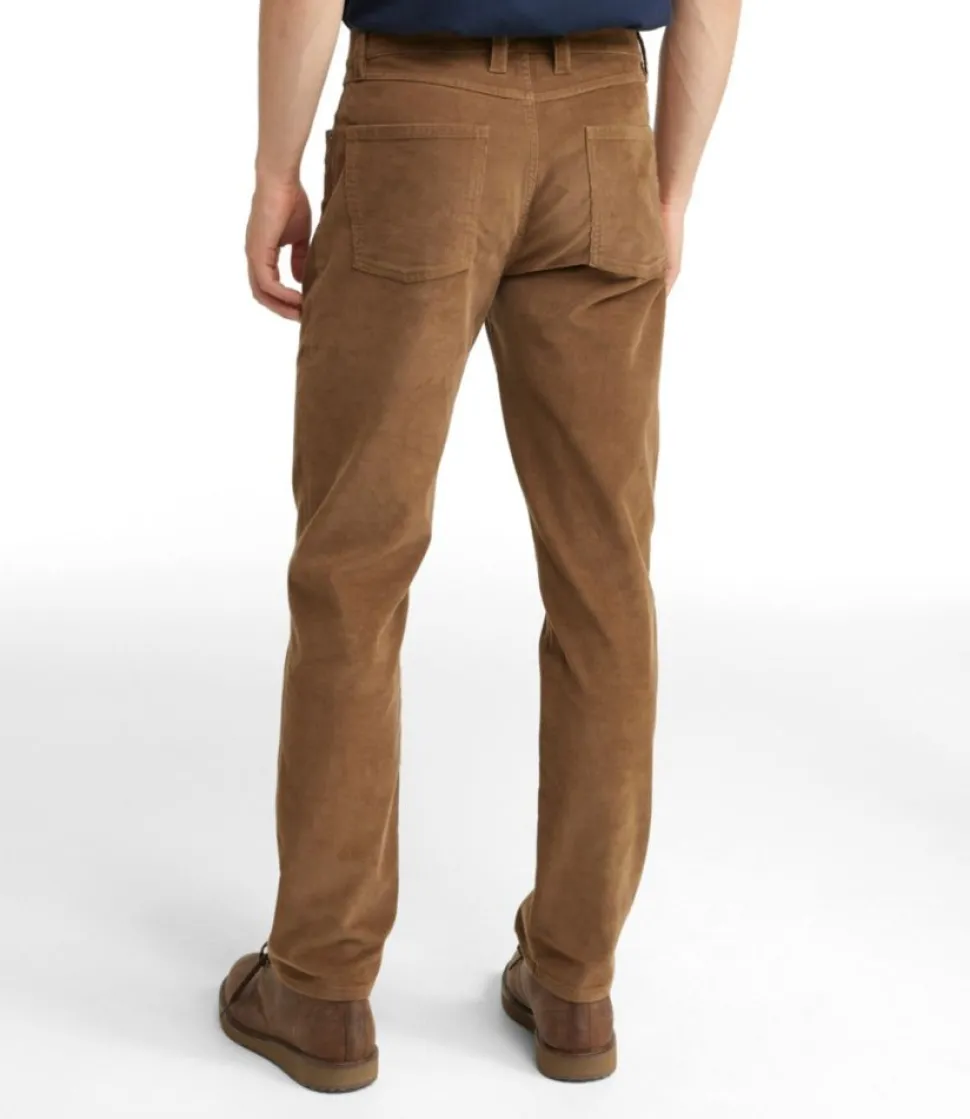 Discount L.L.Bean "Men's BeanFlex® Corduroy Pants, Five-Pocket, Standard Fit, Straight Leg"