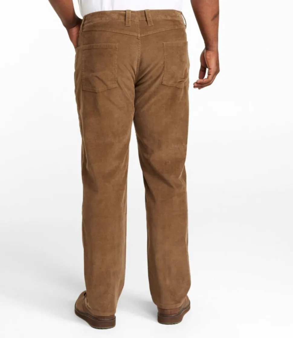 Discount L.L.Bean "Men's BeanFlex® Corduroy Pants, Five-Pocket, Standard Fit, Straight Leg"