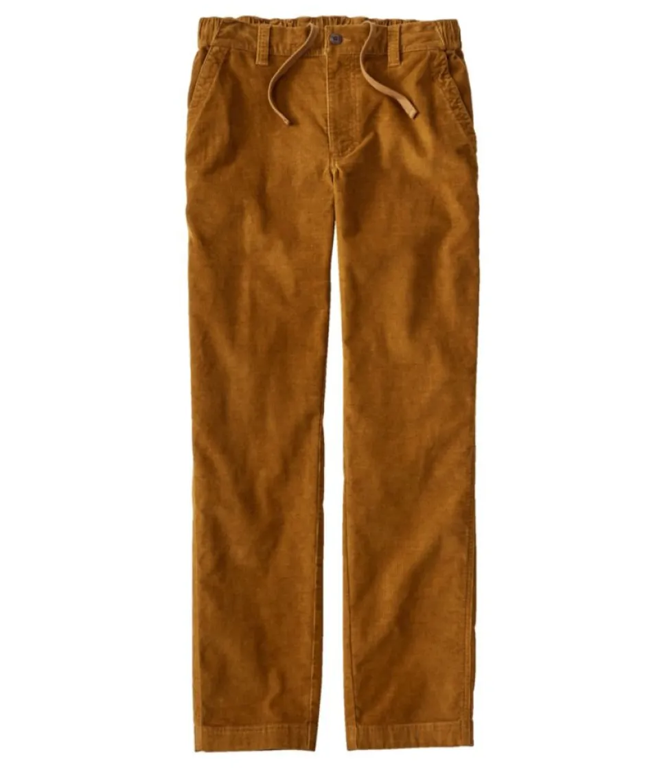 Fashion L.L.Bean "Men's BeanFlex® Corduroy Pants, Standard Fit, Straight Leg, Comfort Waist"
