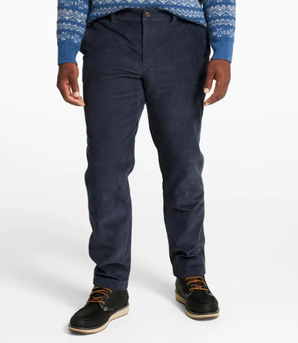 Fashion L.L.Bean "Men's BeanFlex® Corduroy Pants, Standard Fit, Straight Leg, Comfort Waist"