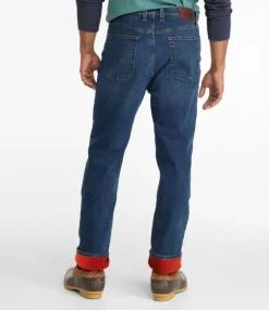 Store L.L.Bean "Men's BeanFlex® Jeans, Classic Fit, Fleece-Lined" DarkVintage