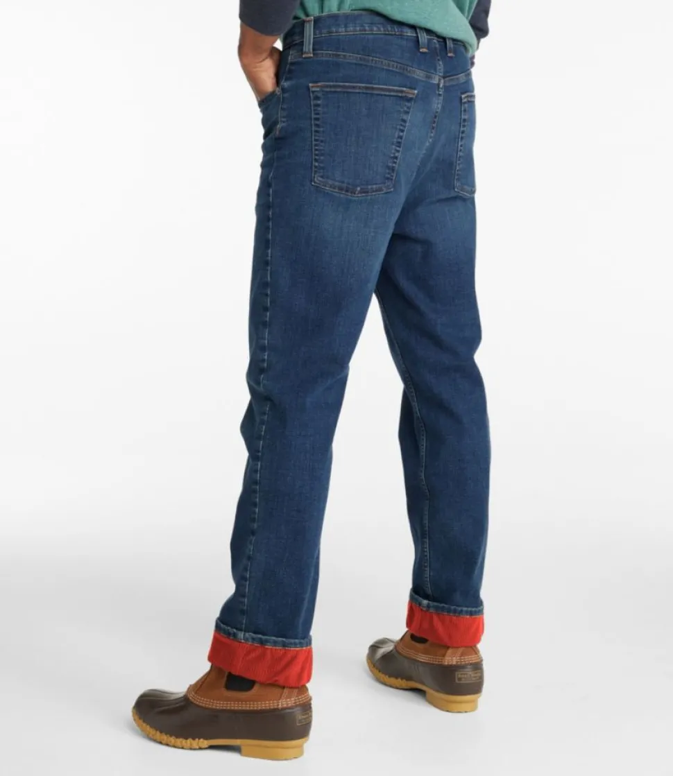 Store L.L.Bean "Men's BeanFlex® Jeans, Classic Fit, Fleece-Lined" DarkVintage