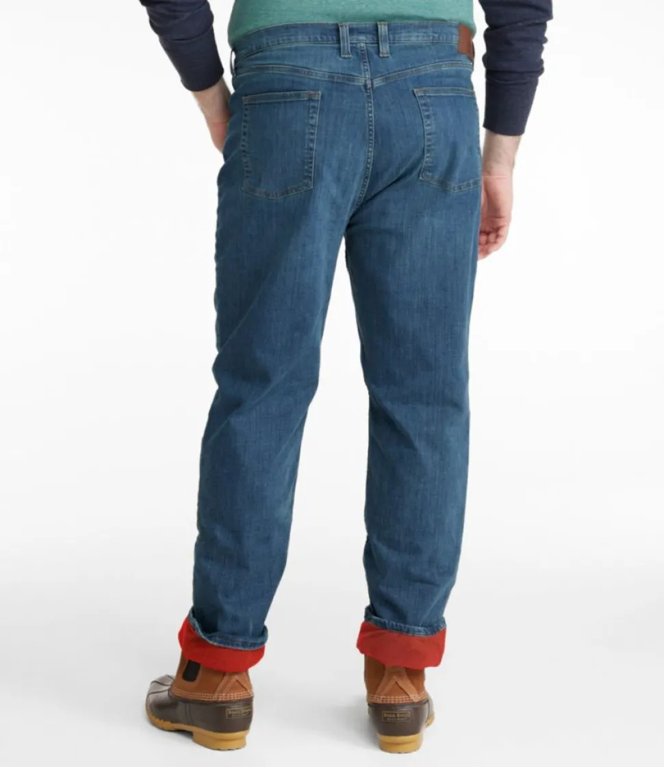 Store L.L.Bean "Men's BeanFlex® Jeans, Classic Fit, Fleece-Lined" DarkVintage