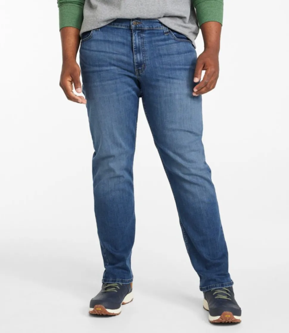 Cheap L.L.Bean "Men's BeanFlex® Jeans, Standard Athletic Fit, Straight Leg"
