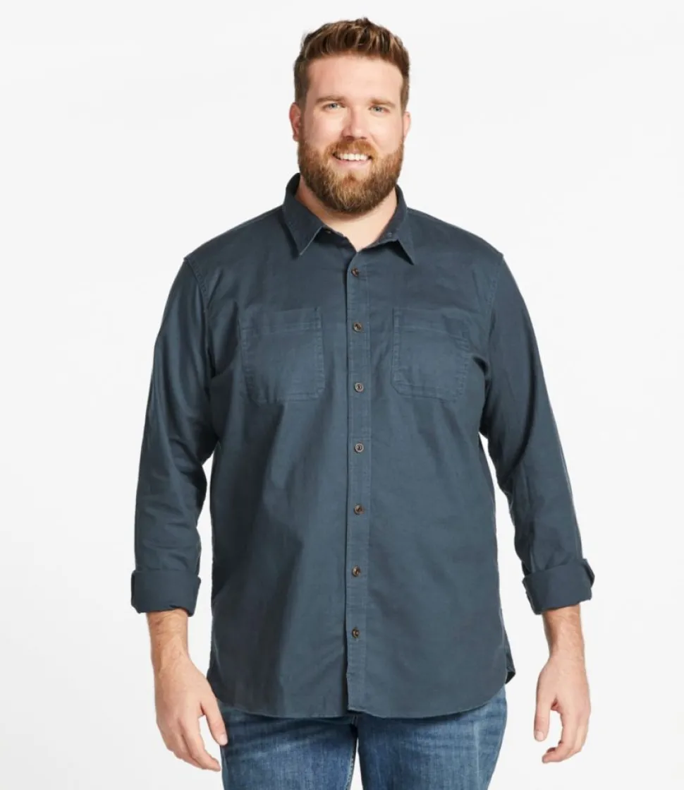 Shop L.L.Bean "Men's BeanFlex® Twill Shirt, Traditional Untucked Fit, Long-Sleeve"