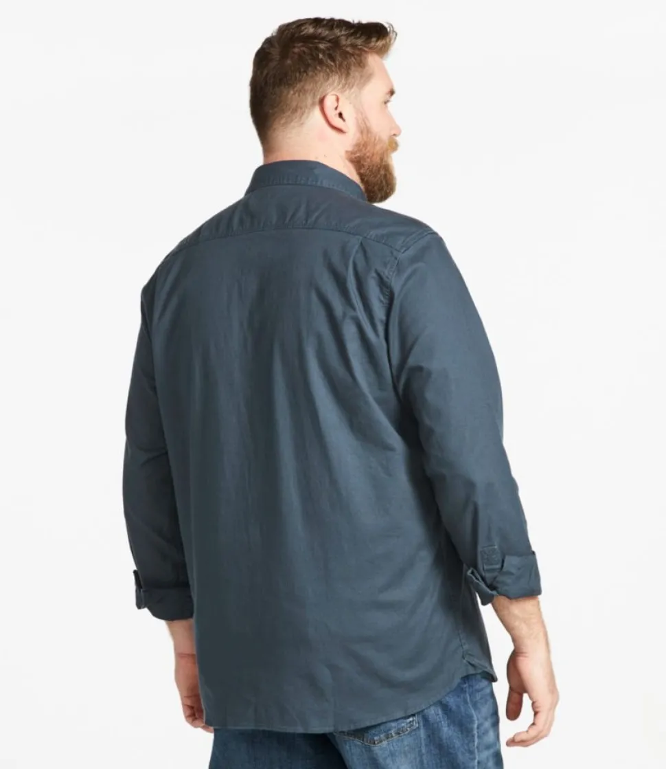 Shop L.L.Bean "Men's BeanFlex® Twill Shirt, Traditional Untucked Fit, Long-Sleeve"