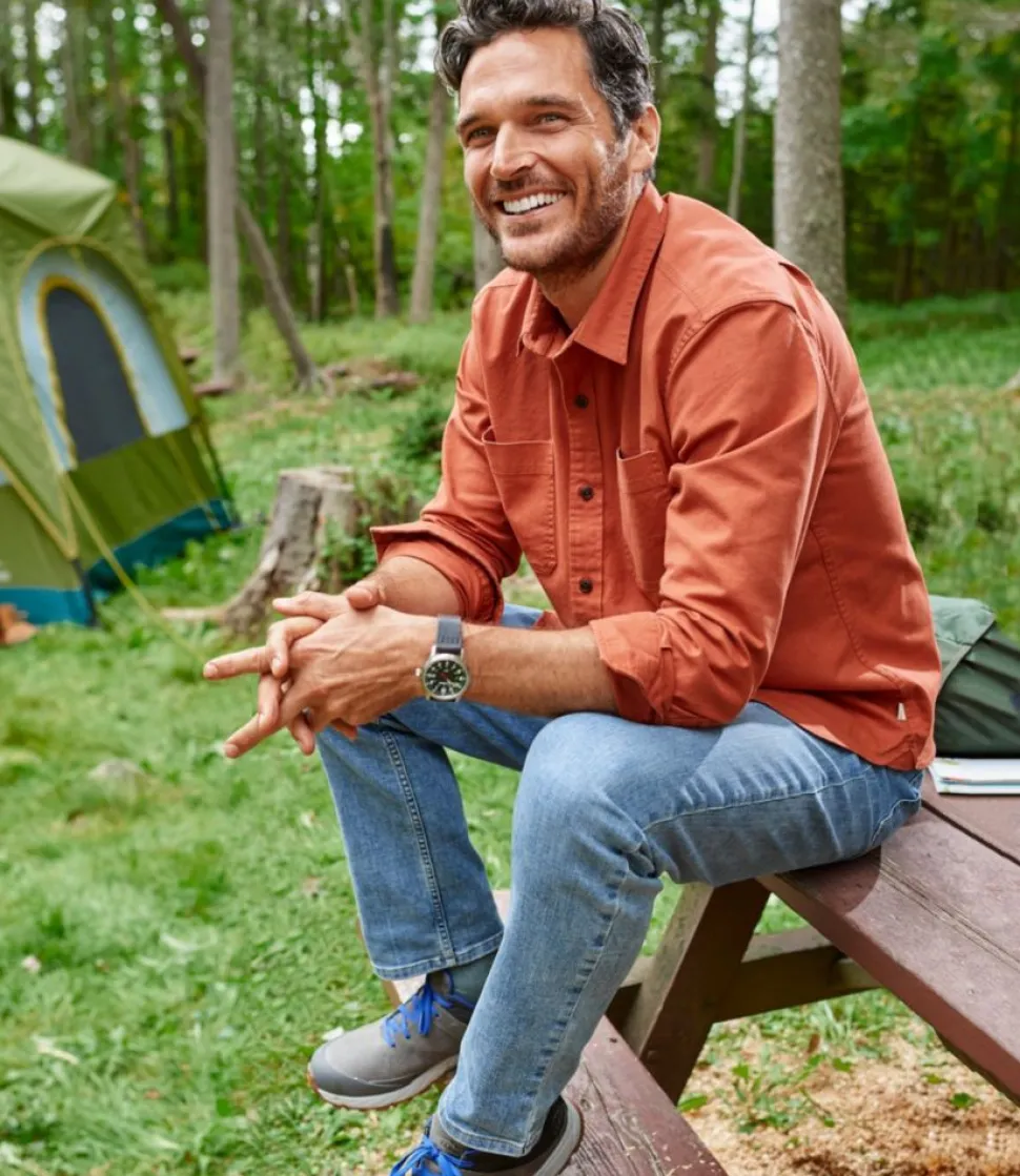 Shop L.L.Bean "Men's BeanFlex® Twill Shirt, Traditional Untucked Fit, Long-Sleeve"