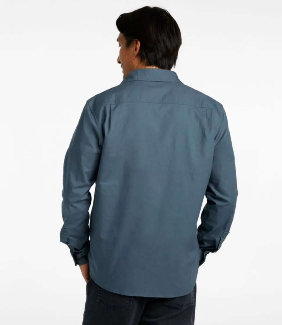 Store L.L.Bean "Men's BeanFlex® Twill Shirt, Slightly Fitted Untucked Fit, Long-Sleeve"