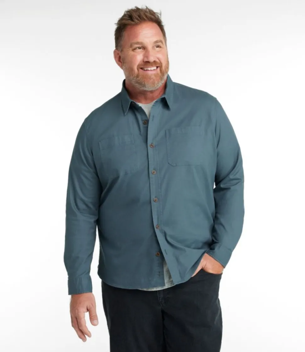 Store L.L.Bean "Men's BeanFlex® Twill Shirt, Slightly Fitted Untucked Fit, Long-Sleeve"