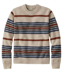Cheap L.L.Bean "Men's Bean's Classic Ragg Wool Sweater, Crewneck, Stripe"