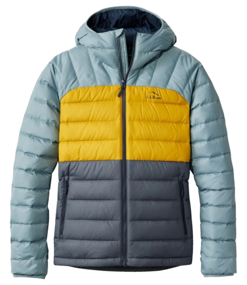 Best Sale L.L.Bean "Men's Bean's Down Hooded Jacket, Colorblock"
