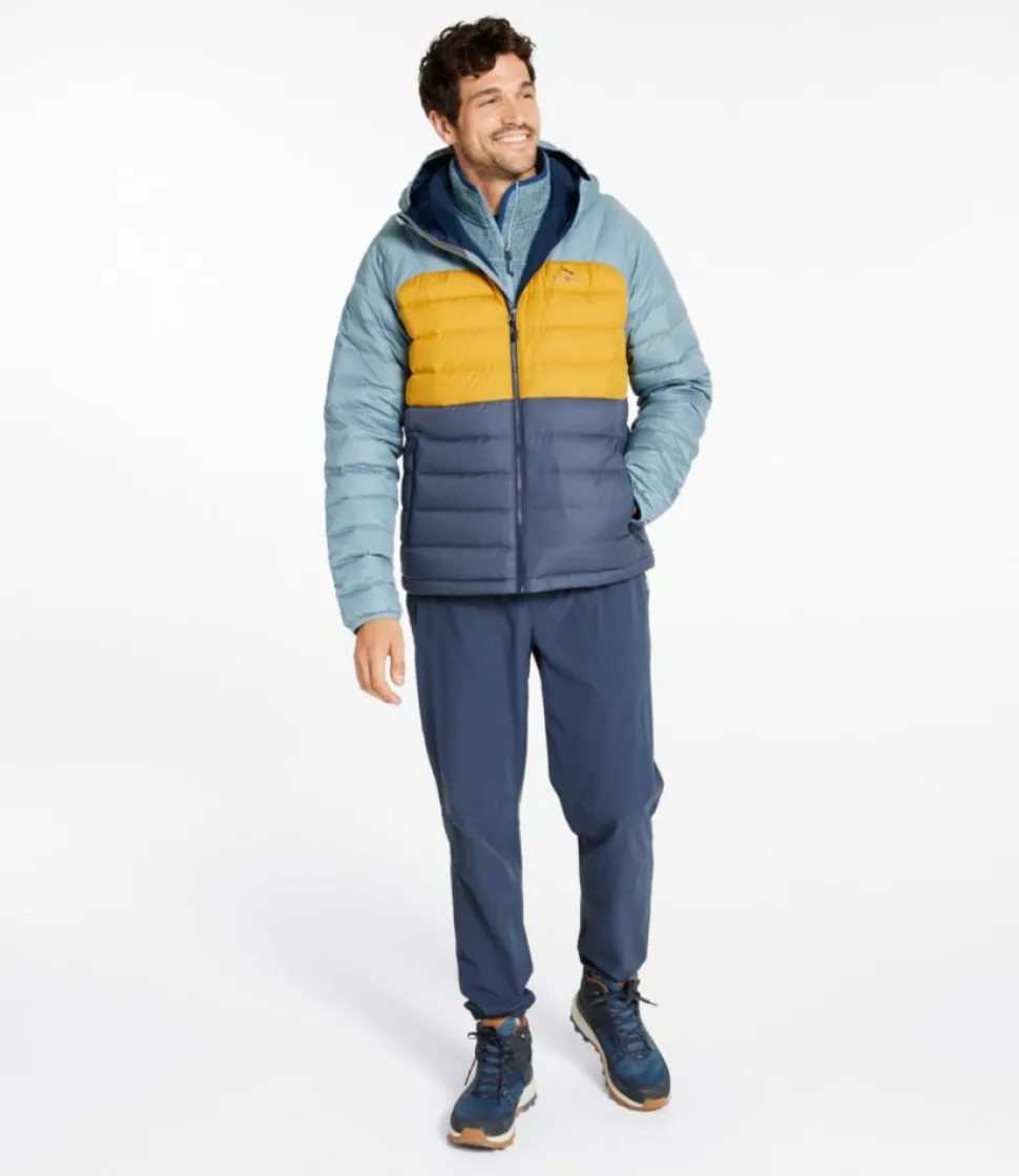 Best Sale L.L.Bean "Men's Bean's Down Hooded Jacket, Colorblock"