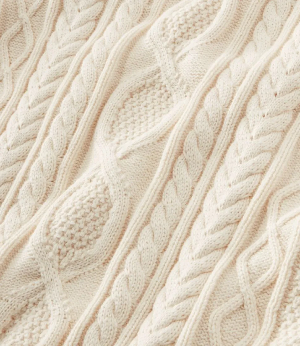 Outlet L.L.Bean "Men's Bean's Heritage Soft Cotton Fisherman Sweater, Crewneck"