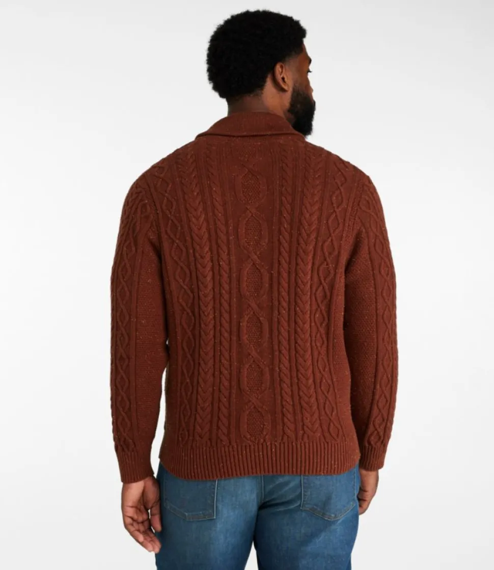 Flash Sale L.L.Bean "Men's Bean's Heritage Soft Cotton Fisherman Sweater, Full-Zip"