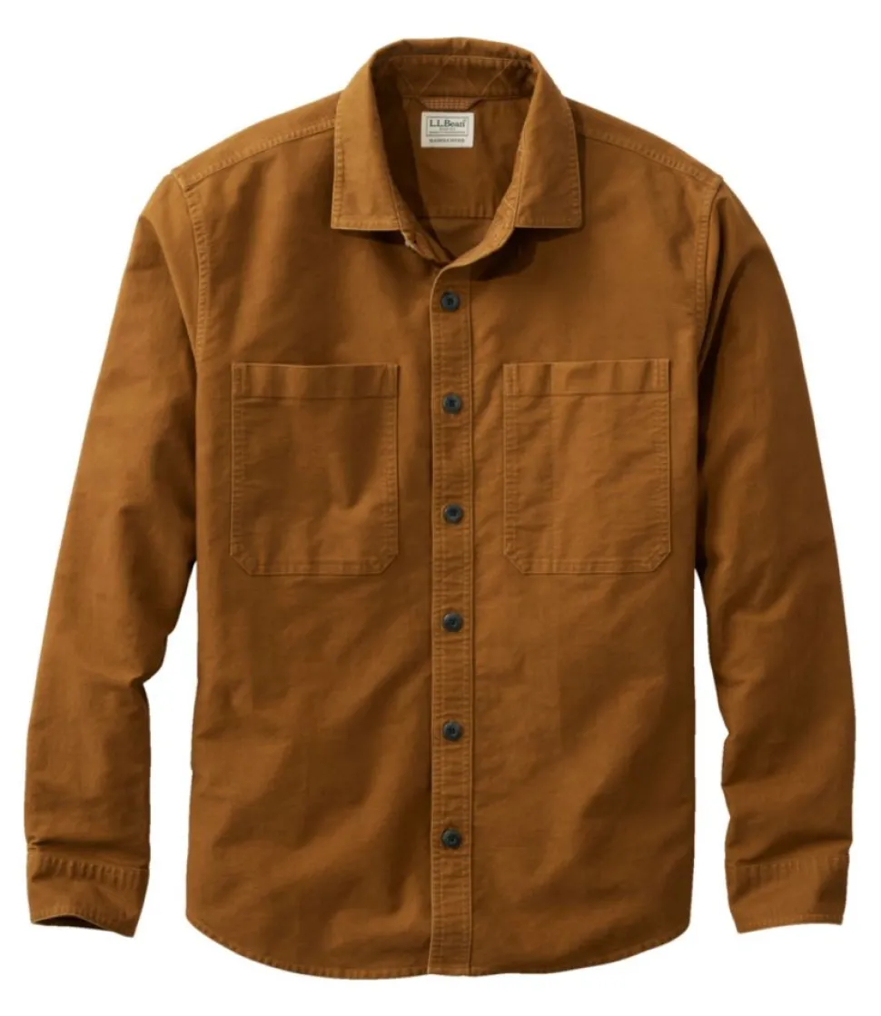 Best L.L.Bean "Men's Bean's Moleskin Shirt, Slightly Fitted Untucked Fit"