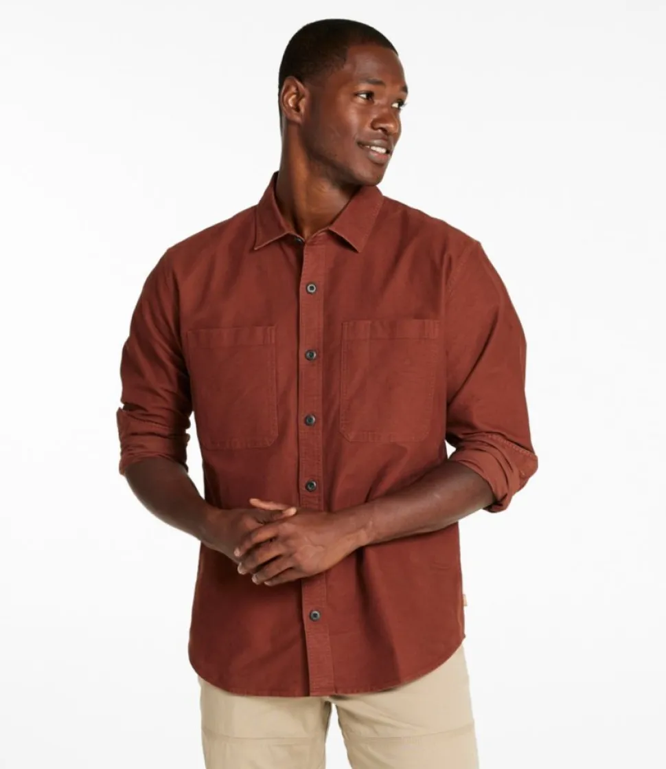 Best L.L.Bean "Men's Bean's Moleskin Shirt, Slightly Fitted Untucked Fit"