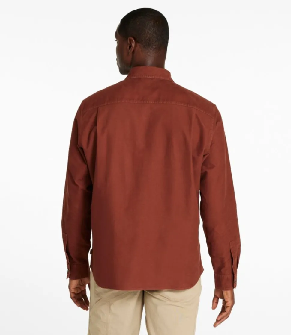 Best L.L.Bean "Men's Bean's Moleskin Shirt, Slightly Fitted Untucked Fit"