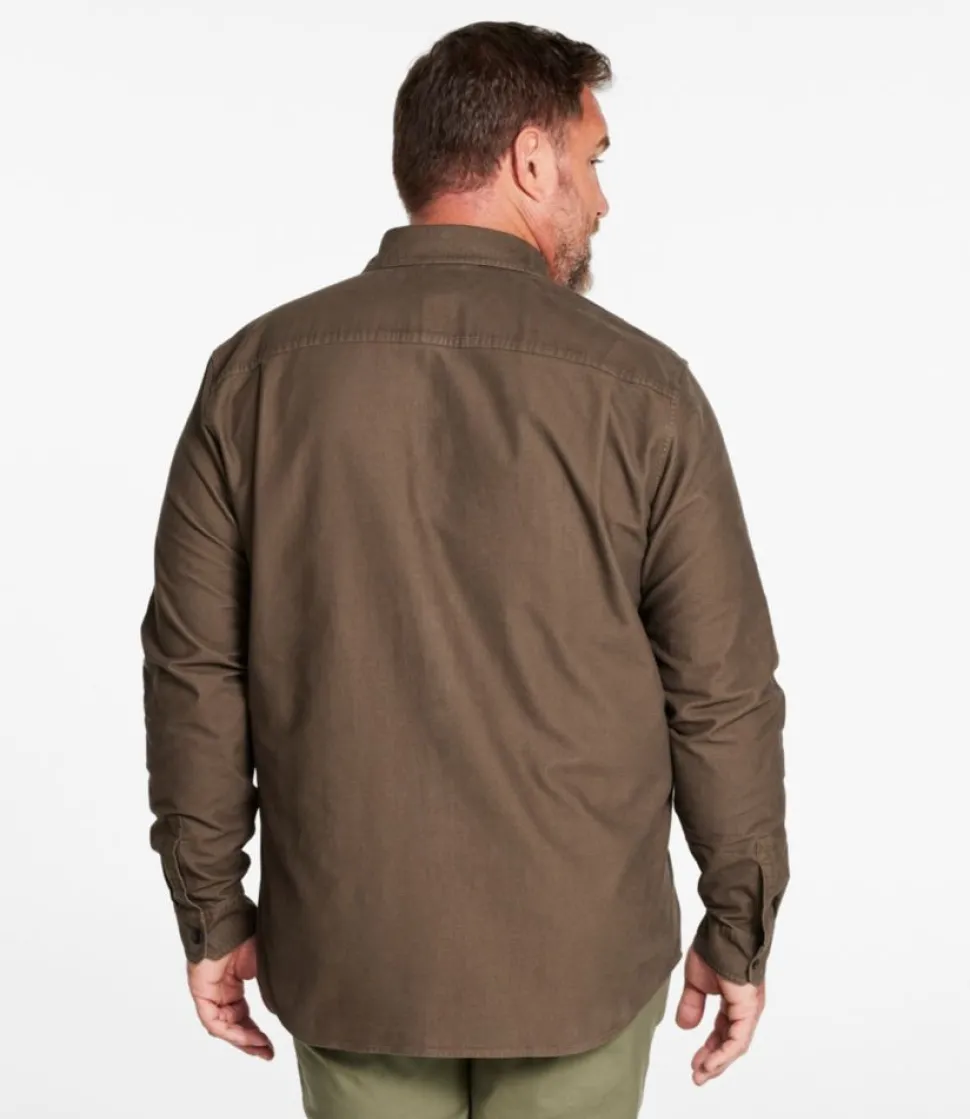 Best L.L.Bean "Men's Bean's Moleskin Shirt, Slightly Fitted Untucked Fit"