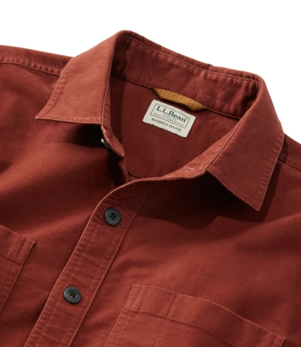 Best L.L.Bean "Men's Bean's Moleskin Shirt, Slightly Fitted Untucked Fit"