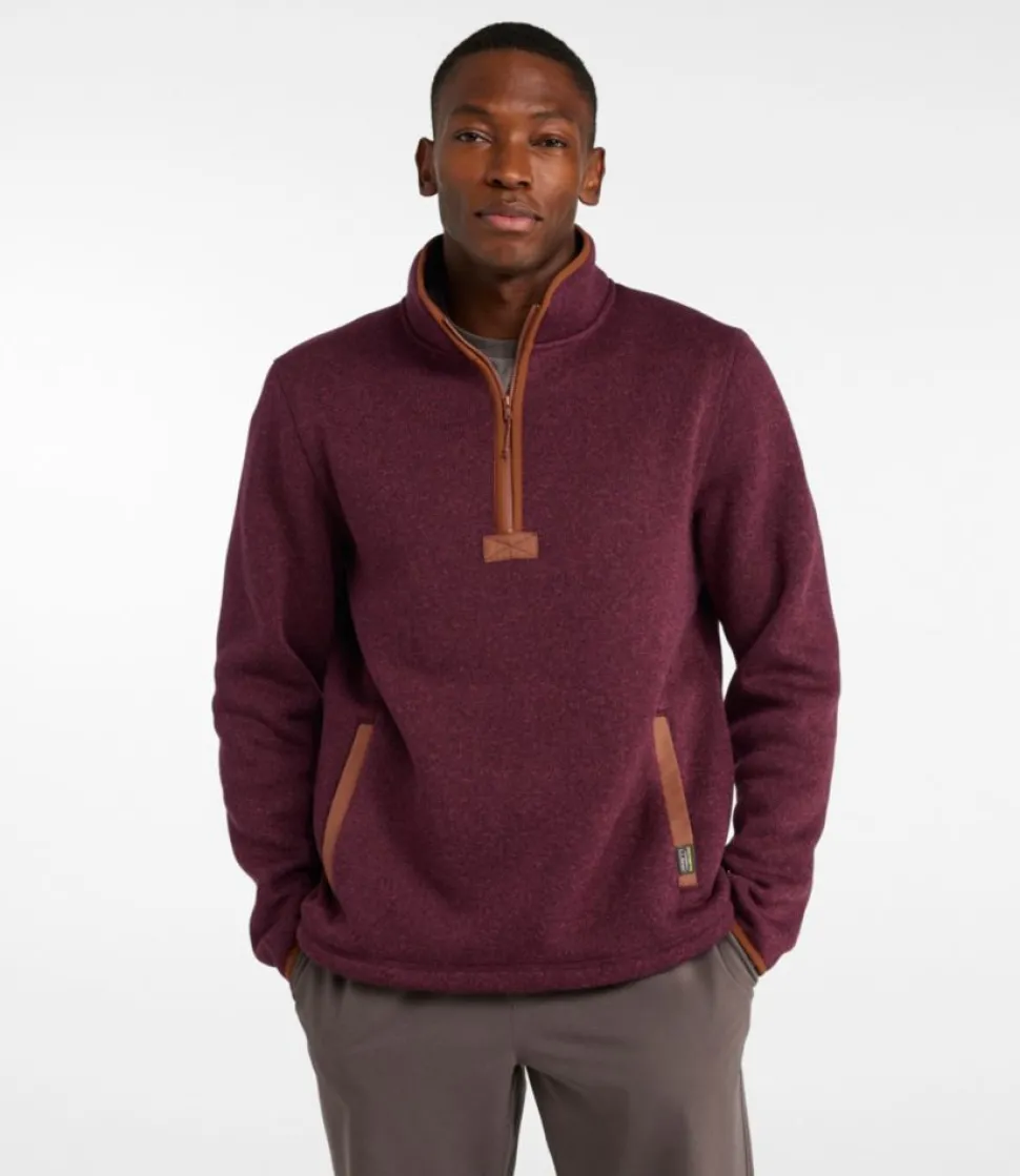 Shop L.L.Bean "Men's Bean's Sweater Fleece Half-Zip Pullover"