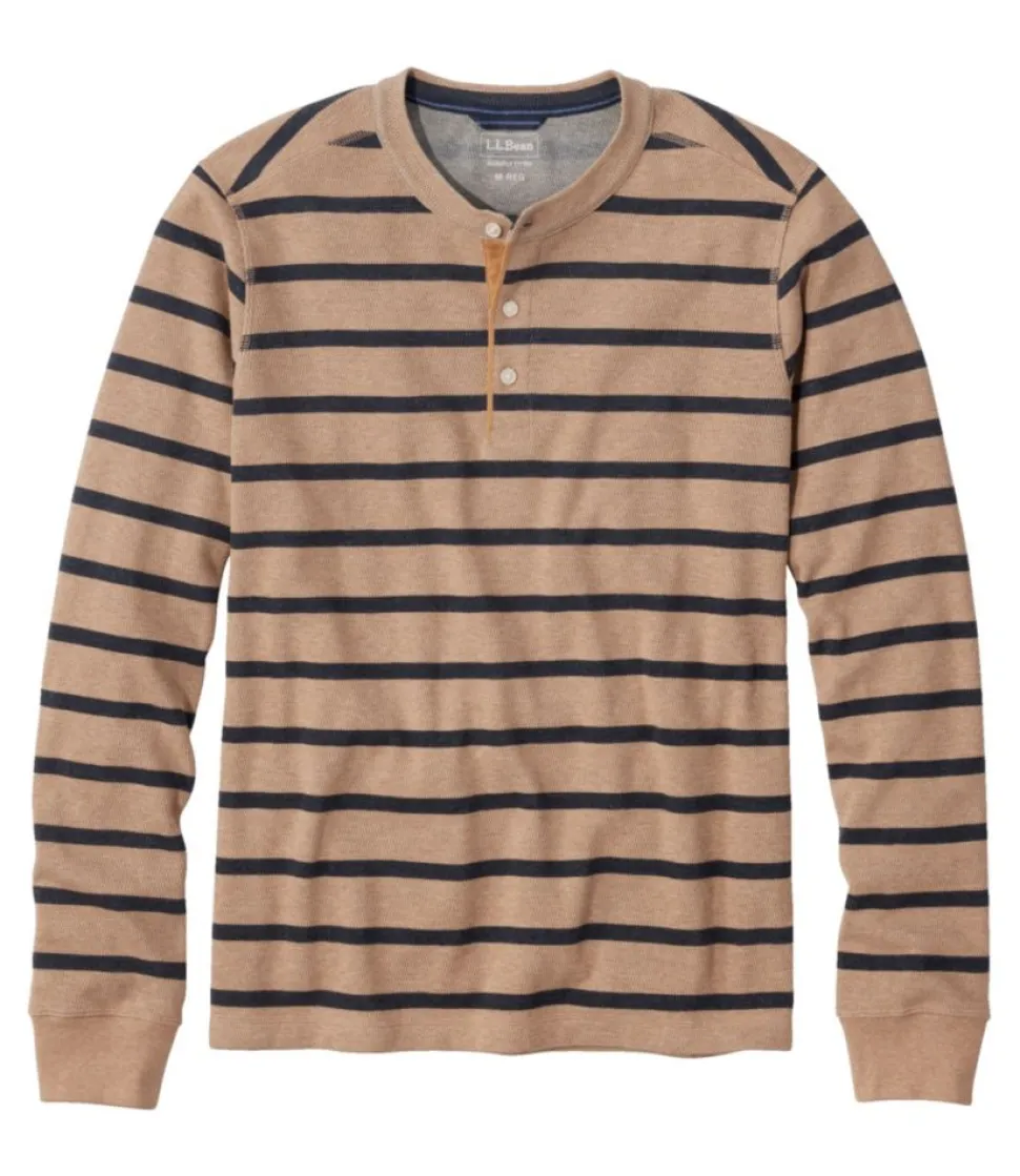Online L.L.Bean "Men's Bean's Vintage Soft Knit Henley, Stripe"